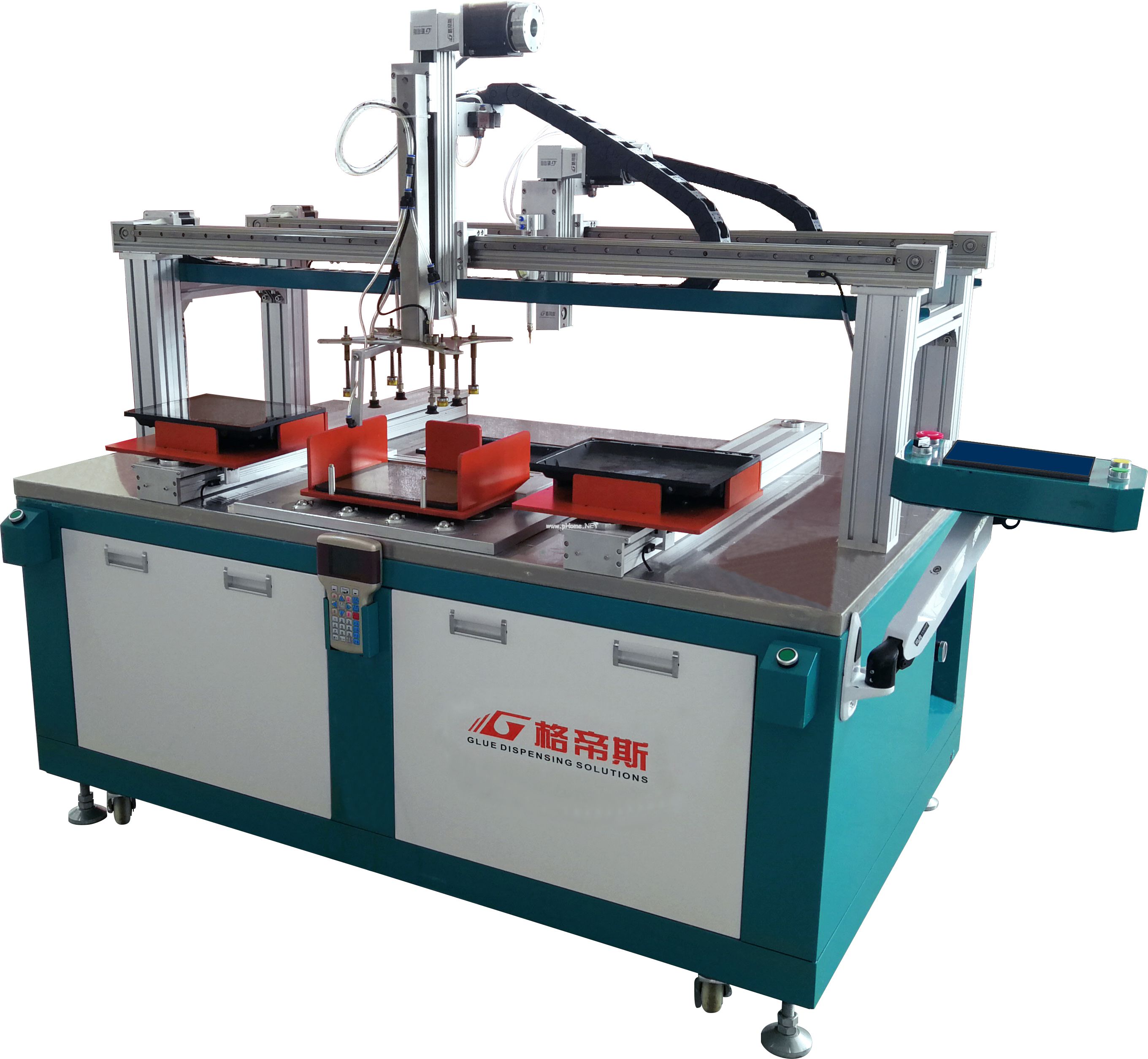 TDT-400 投光灯自动点胶盖板一体机